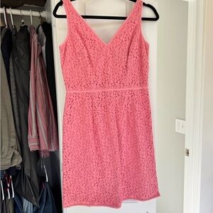 Ann Taylor Pink Sleeveless Mini Dress
